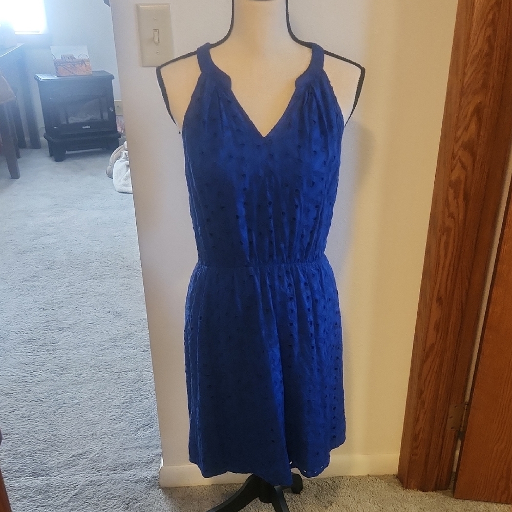 Market & Spruce Royal Blue Mini Dress, Size M